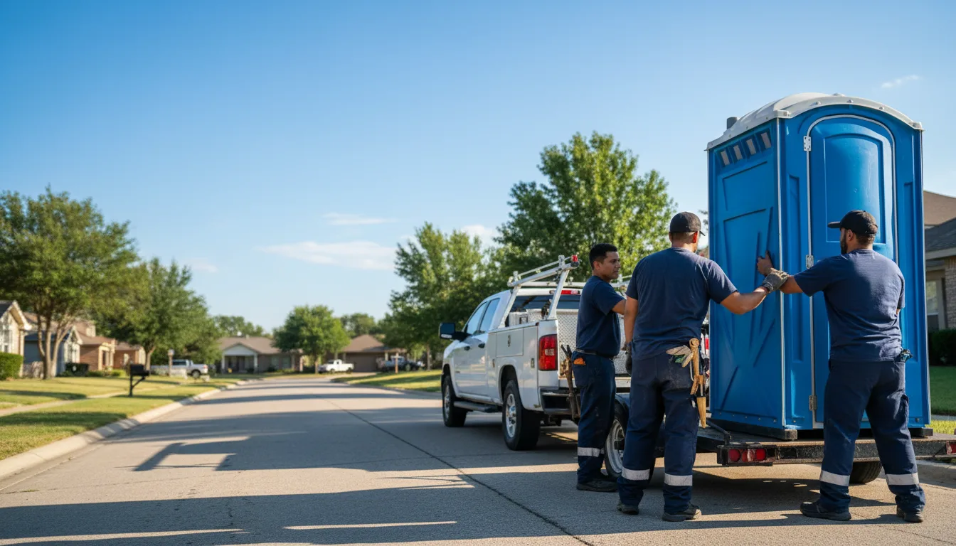 Portable Toilet Rental in Douglass, TX near me